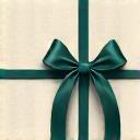 Elegant gift certificate with calligraphy details and ribbon, ready to be given